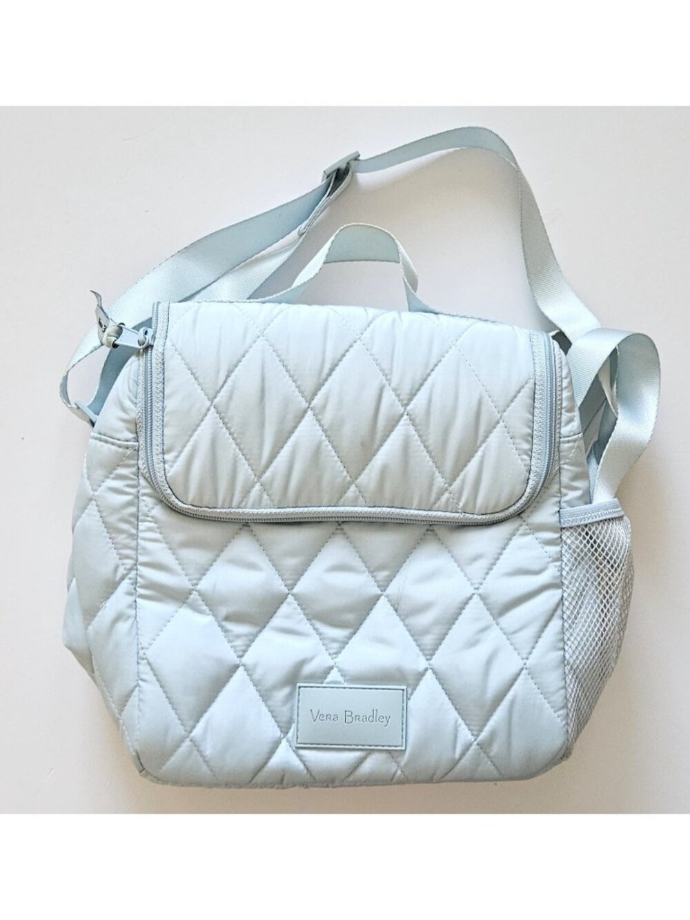 Vera Bradley Ultralight Lunch Crossbody Bag Ice Blue Insulated